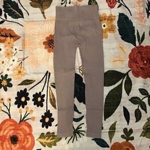 Aura Ribbed Leggings S/M in Taupe pinkish